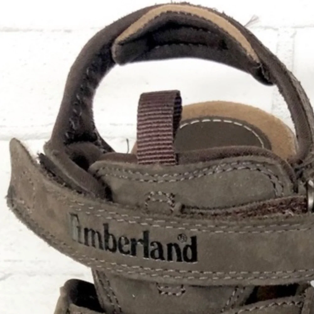 Timberland Kids Earthkeepers Brown Leather Sport Sandals Boys Size 1 Little Kid